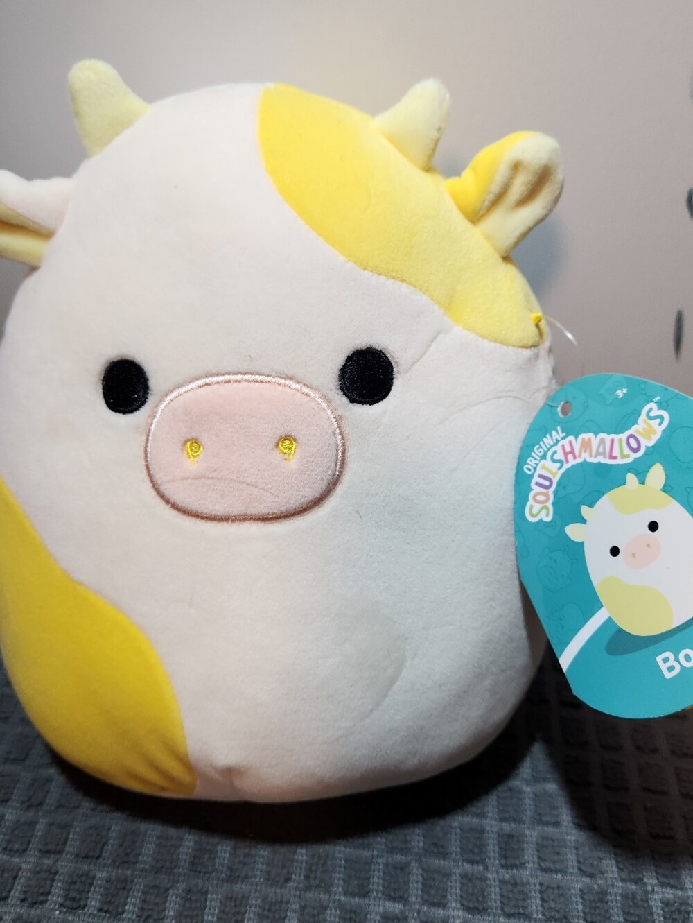 Squishmallows Collection Farm Animal Squad Bodie the Yellow Cow 8" With Tag